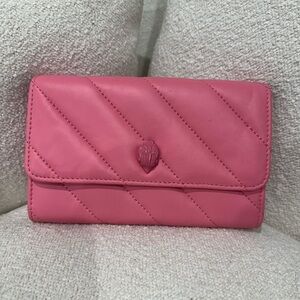 Kurt Geiger London Soho Drench Leather wallet on a chain